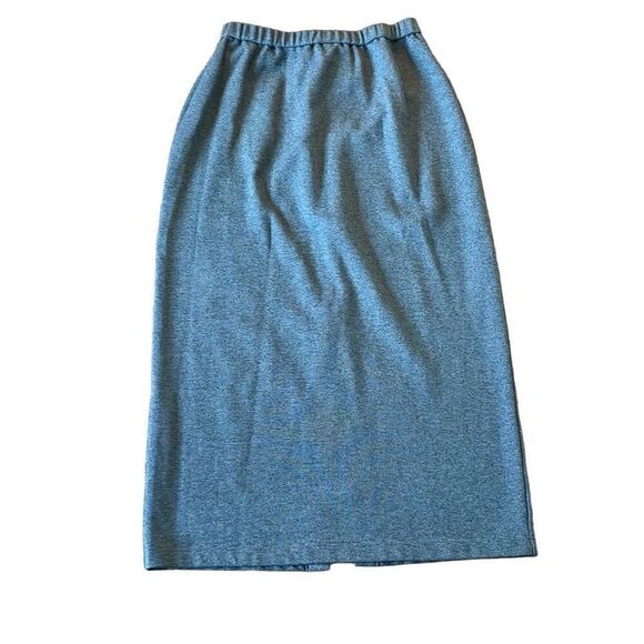 Orvis grey pull on elastic waist pencil skirt small - Picture 1 of 6